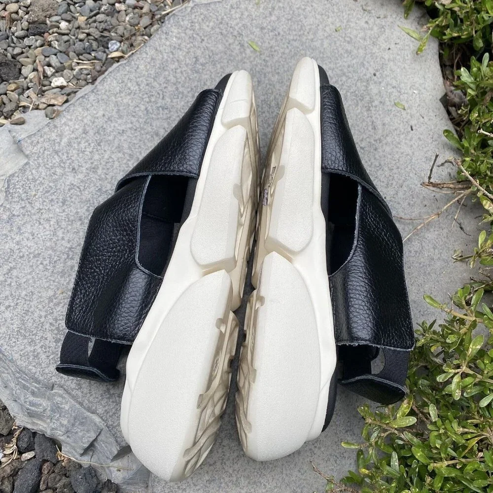 Daily Practice by Anthropologie Fisherman Sandals Size 36 US 6 $148 Black White